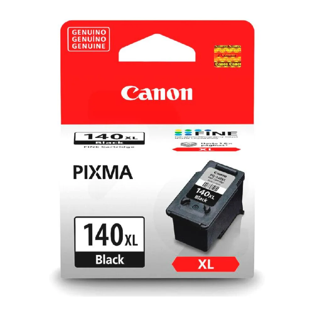 Cartucho de Tinta Original Canon PG-140 Xl Negro