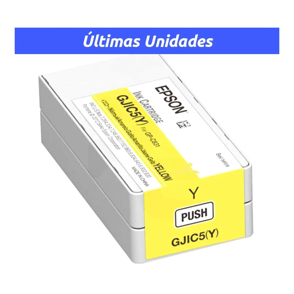 Cartucho de Tinta Original Epson SJIC22P Amarillo