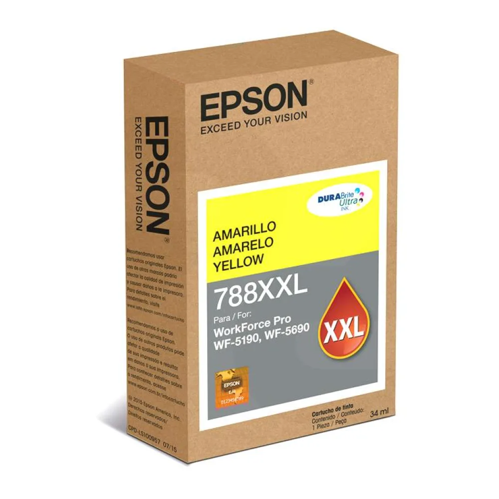 Cartucho de Tinta Original Epson T788XXL420-AL Amarillo