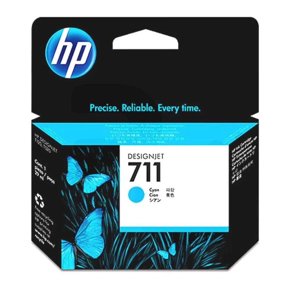 Cartucho de Tinta Original HP 711 Cyan / 29ML