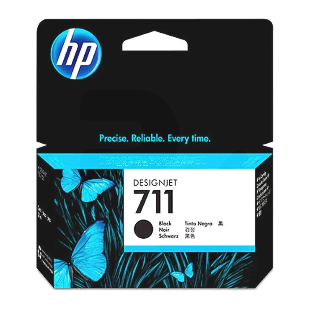 Cartucho de Tinta Original HP 711 Negro / 38ML