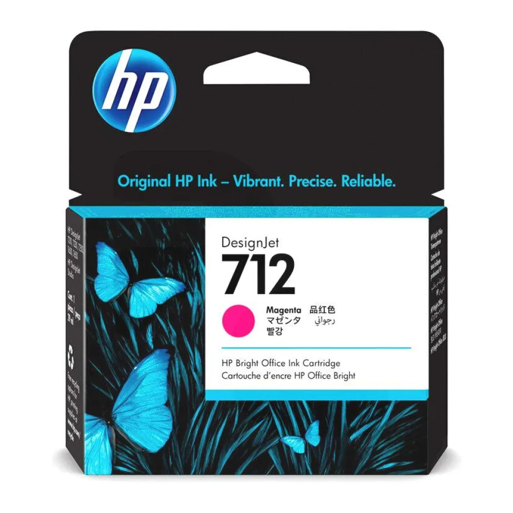 Cartucho de Tinta Original HP 712 Magenta / 29ML