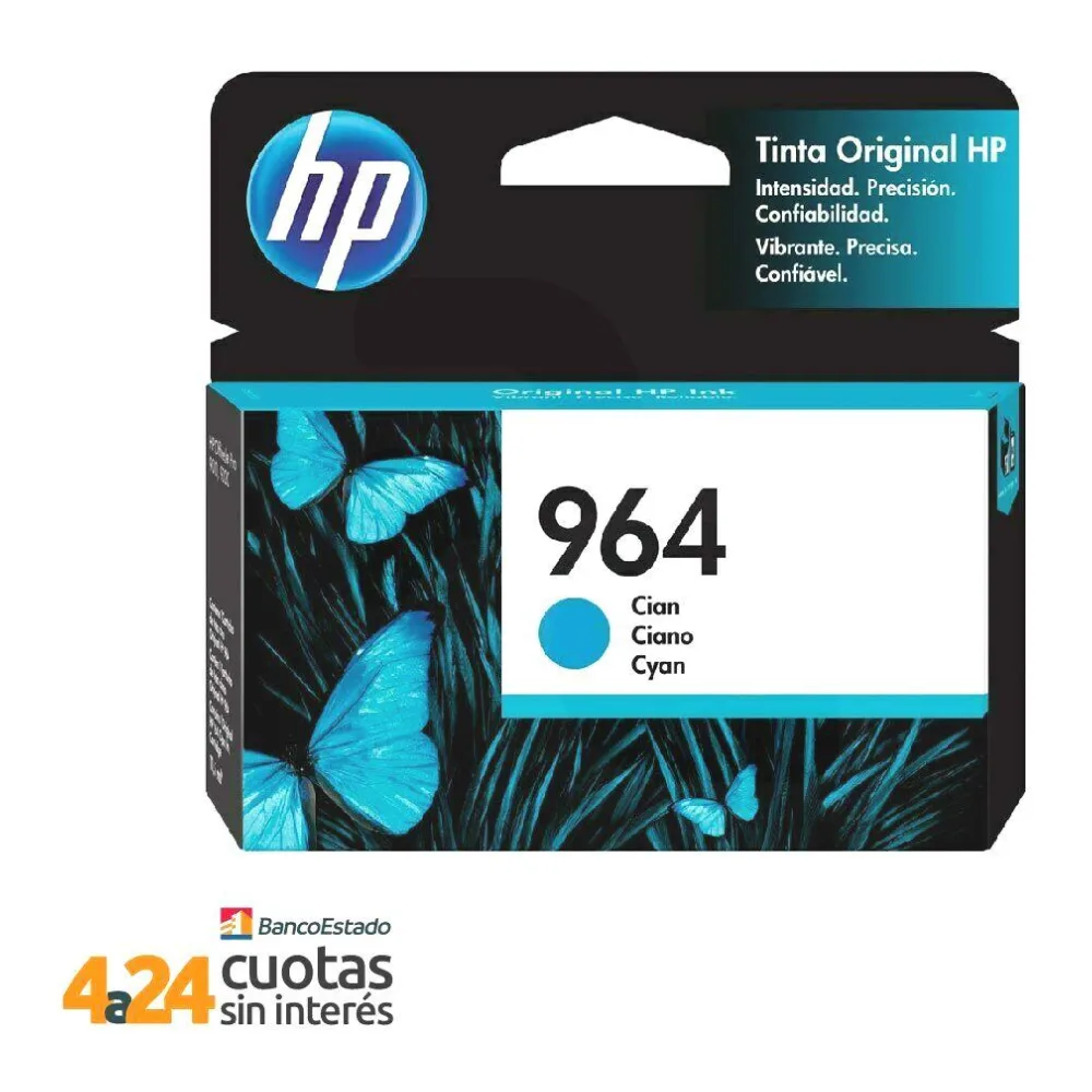 Cartucho de Tinta Original HP 964 Cyan