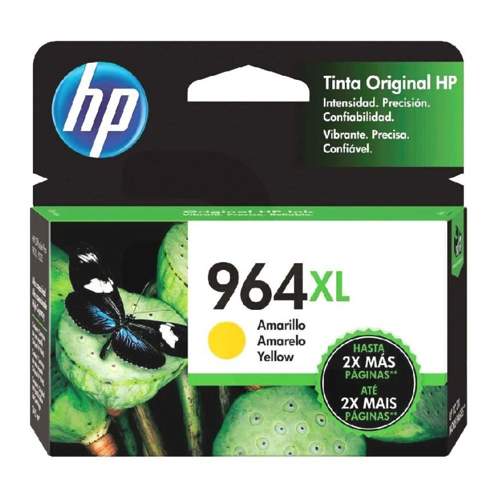 Cartucho de Tinta Original HP 964 Xl Amarillo
