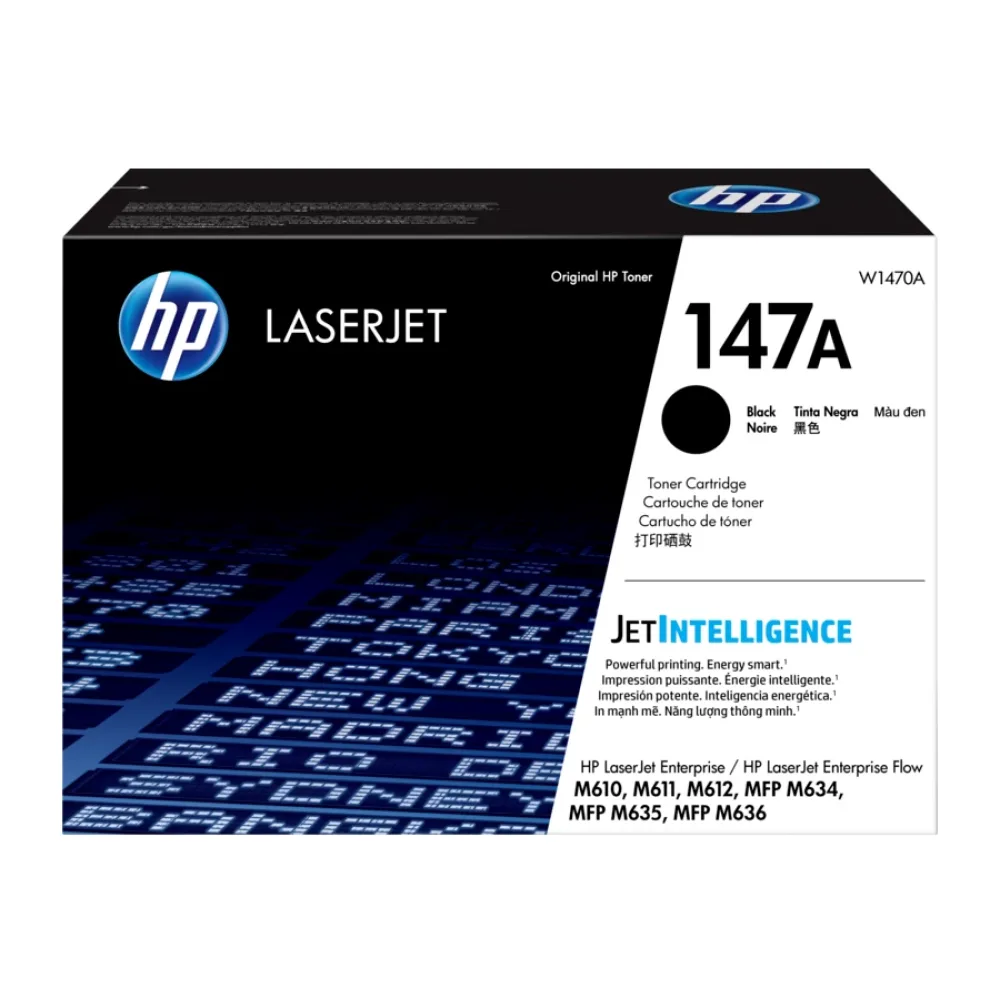 Cartucho de Tóner Original HP Laserjet 147A Negro