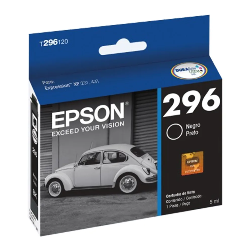 Cartucho Tinta Epson 296 Negro Original T296120-AL