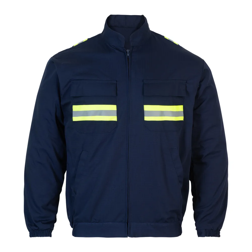 Casaca Gabardina Azul Atox