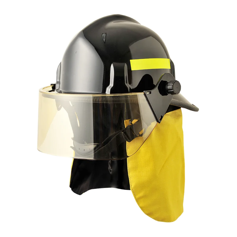 Casco Bombero Brigada Negro Start Fire