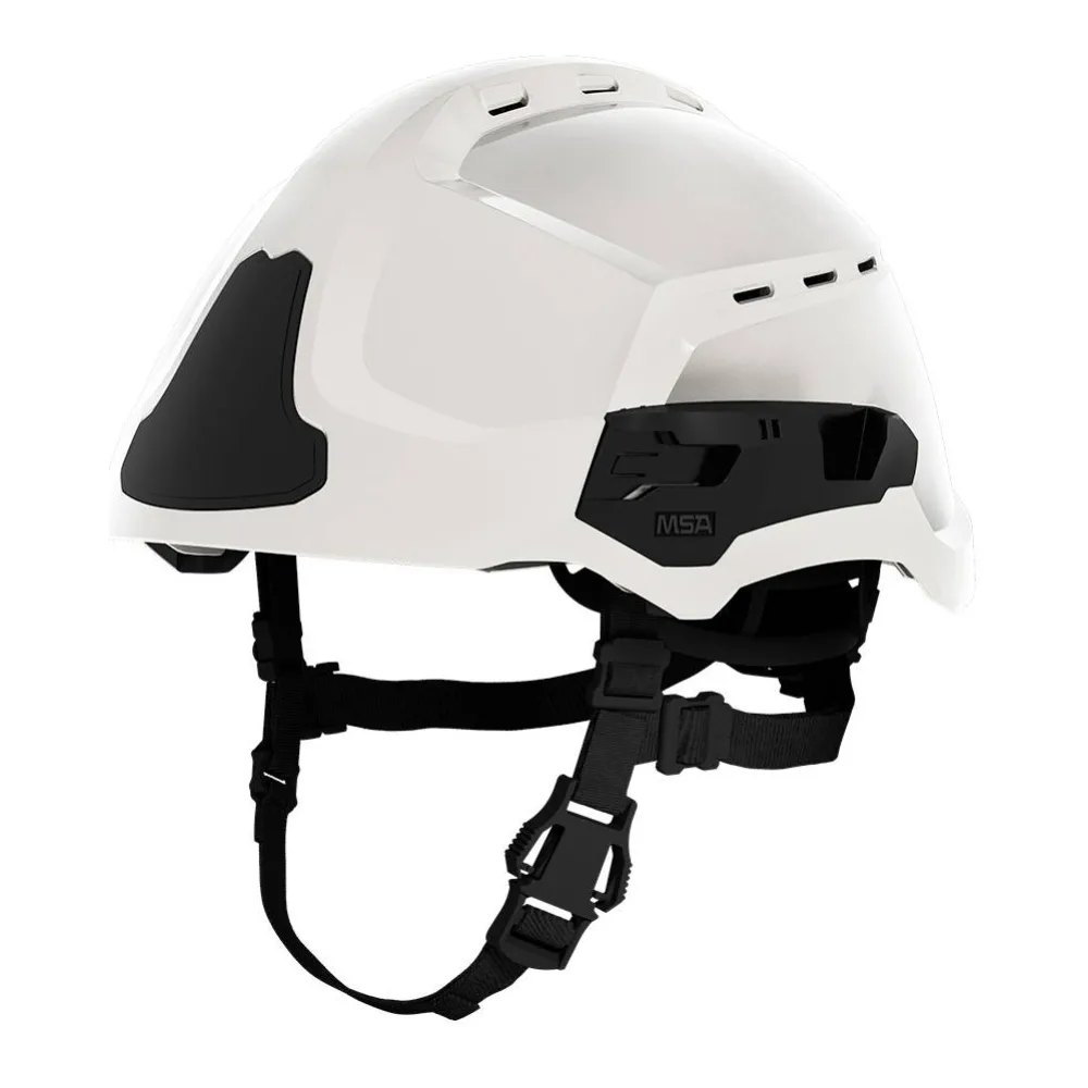Casco Rescate E Incendio MSA F2XR Blanco Ref-rojo