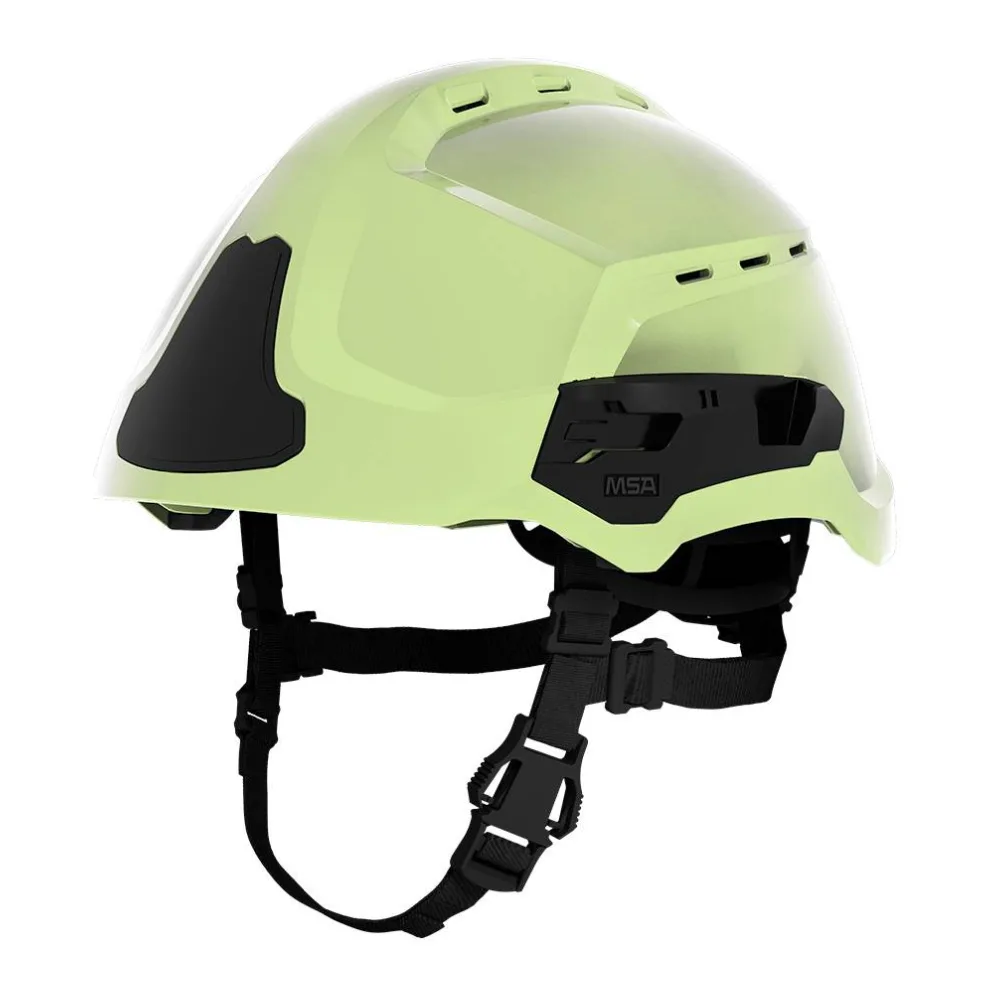 Casco Rescate E Incendio MSA F2XR Fotoluminiscente Ref-amari