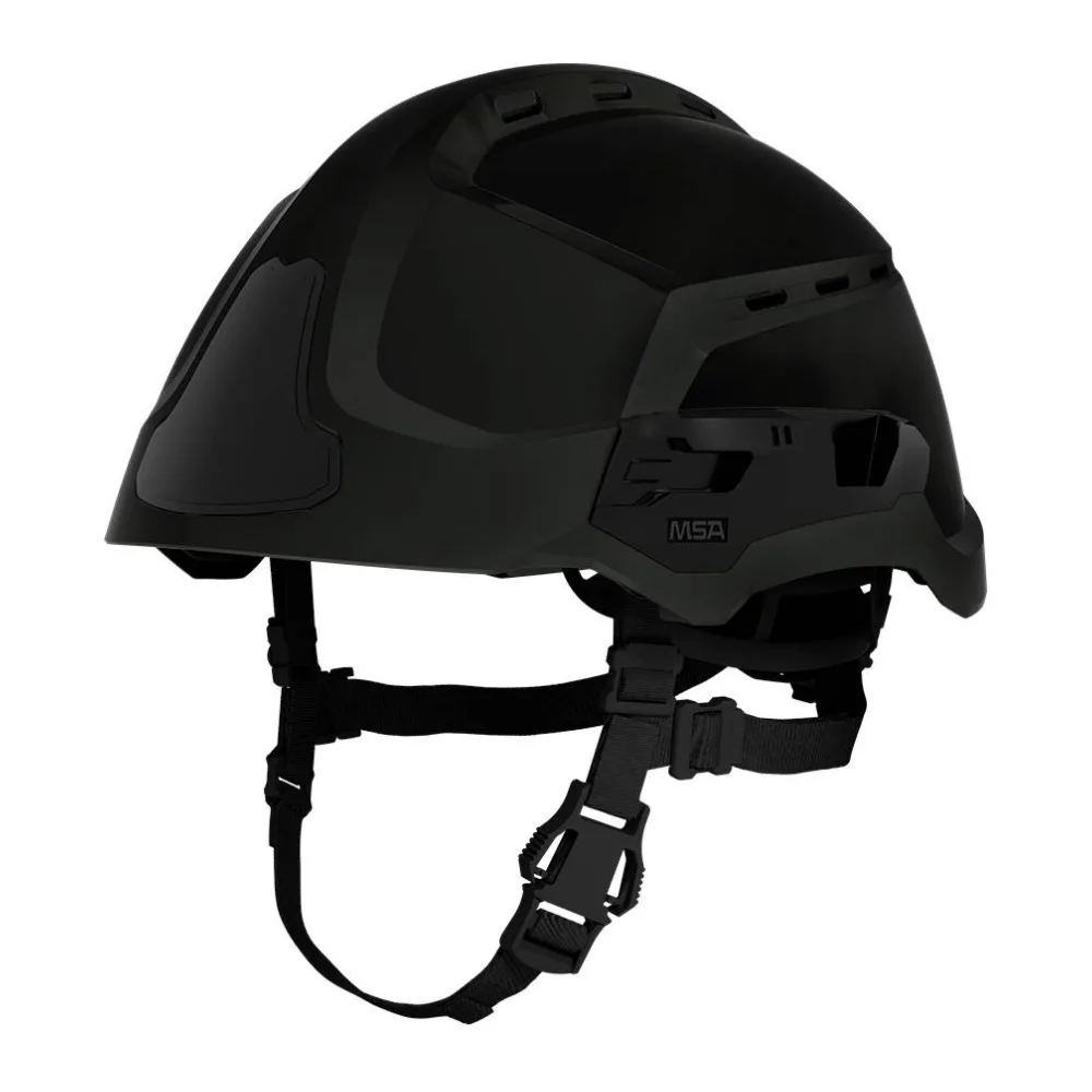 Casco Rescate E Incendio MSA F2XR Negro Ref-rojo
