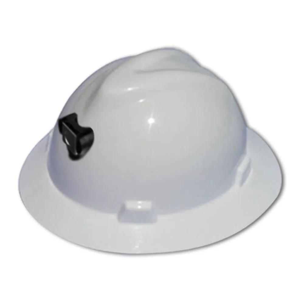 Casco V-gard Ala Completa con Porta Lámpara MSA