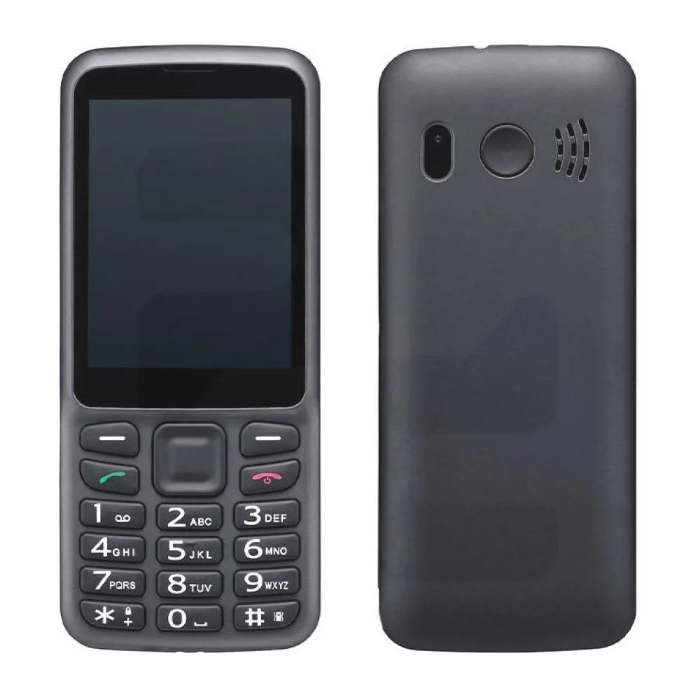 Celular Basico 3RA Edad - FJ-200 Negro - Cargador Base Fujitajapan