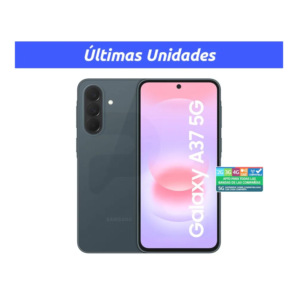 Celular Galaxy A37 128GB/6GB 5G Gris Verde Liberado Samsung