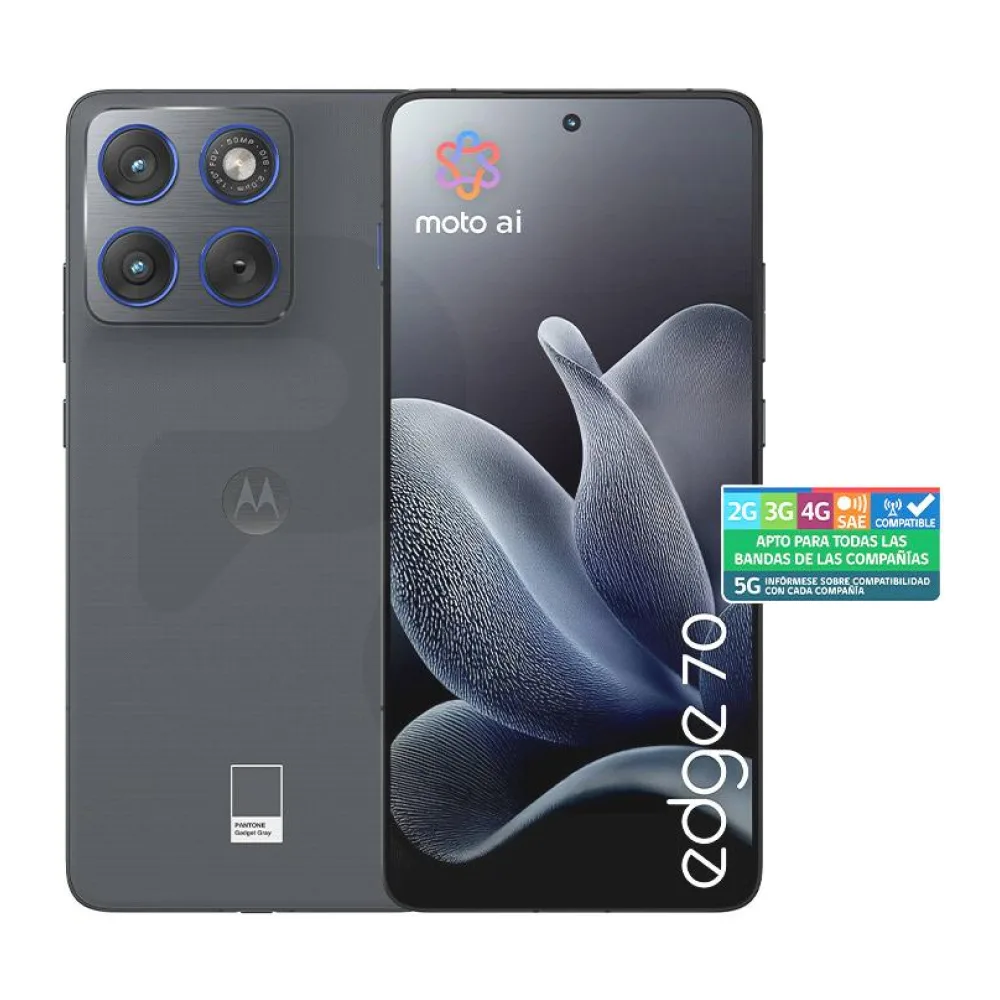 Celular Moto Edge 70 512GB/12GB 5G Negro Liberado Motorola