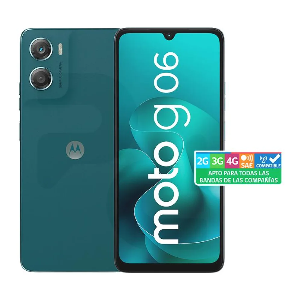 Celular Moto G06 128GB/4GB Azul Liberado Motorola