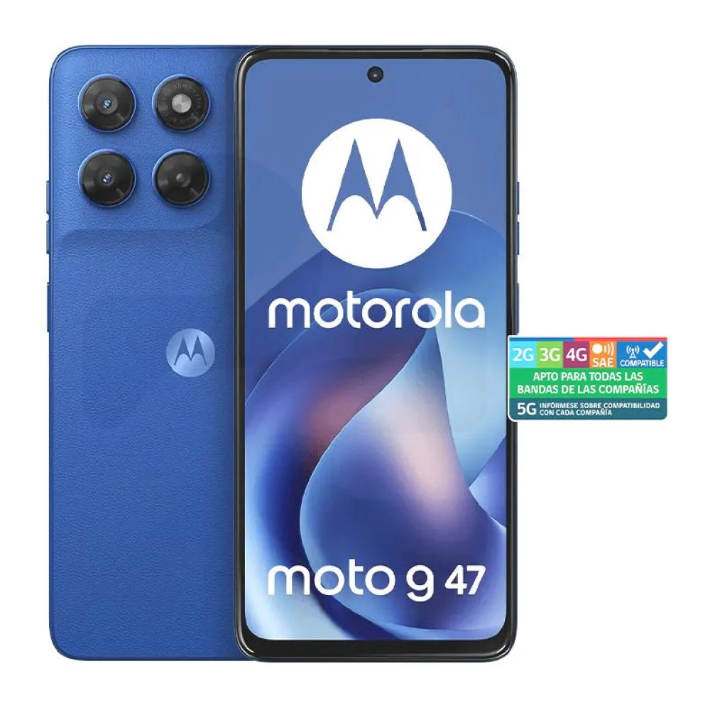 Celular Moto G47 128 GB/4GB Azul Liberado Motorola