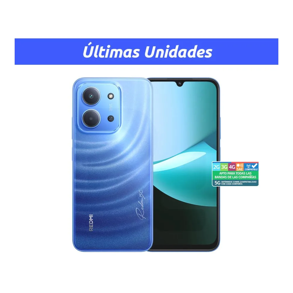 Celular Redmi 15C 256GB/ 4G Azul Liberado Xiaomi