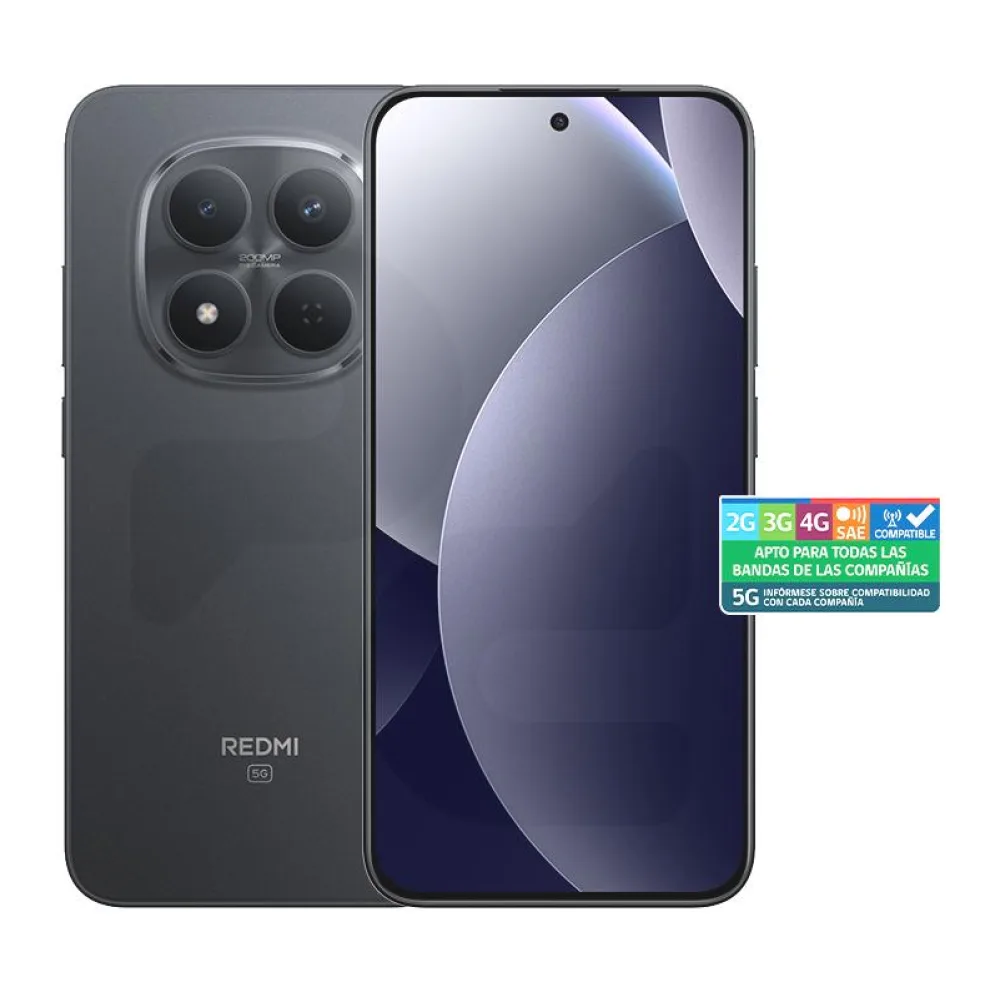 Celular Redmi Note 15 Pro 5G 256GB/8GB Negro Liberado Xiaomi
