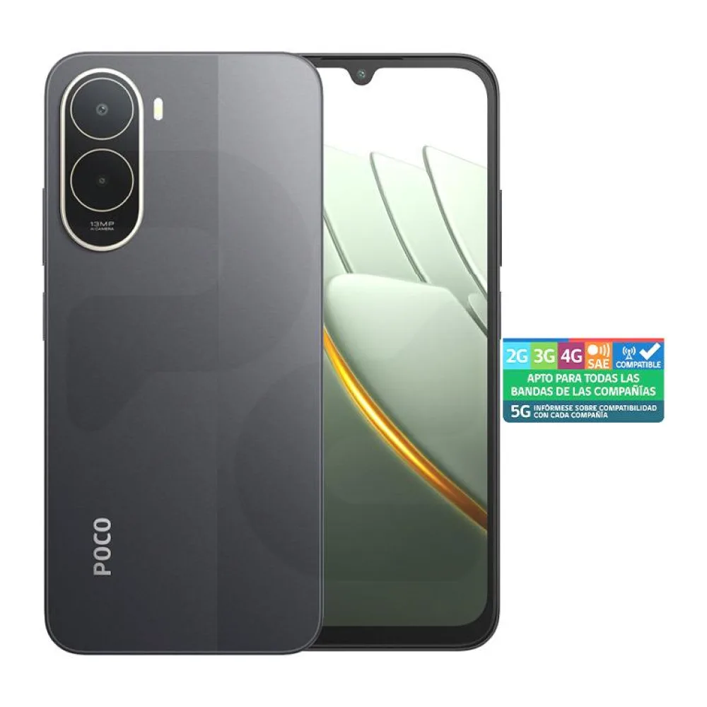 Celular Xiaomi Poco C81 Pro 64GB/4GB Negro Liberado