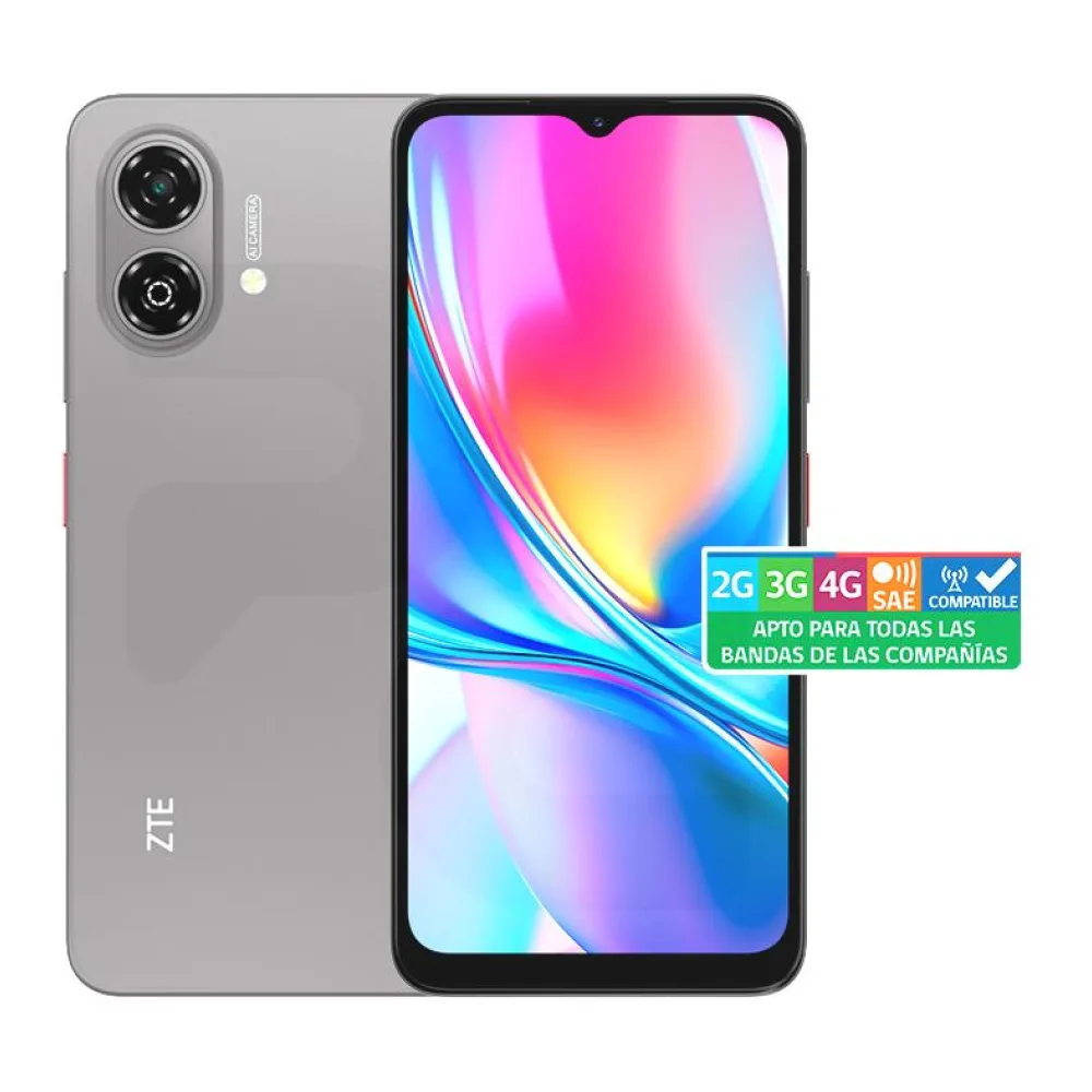 Celular Zte A35E 64GB/2GB Gris Liberado