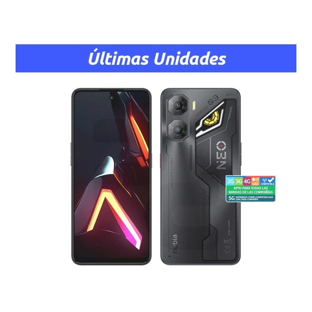 Celular Zte Nubia NEO3 5G 256GB/8GB Negro Liberado