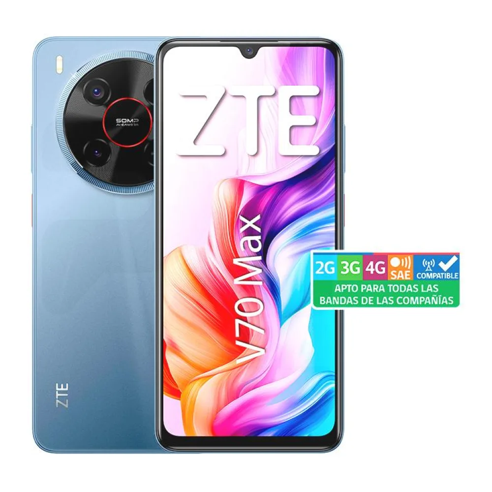 Celular Zte V70 Max 256GB/14GB Gris Liberado