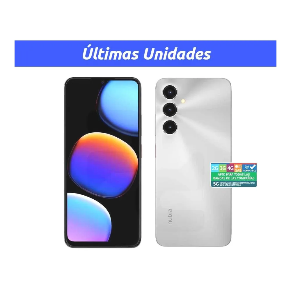 Celular Zte V80 Max 256GB/8GB Silver Liberado