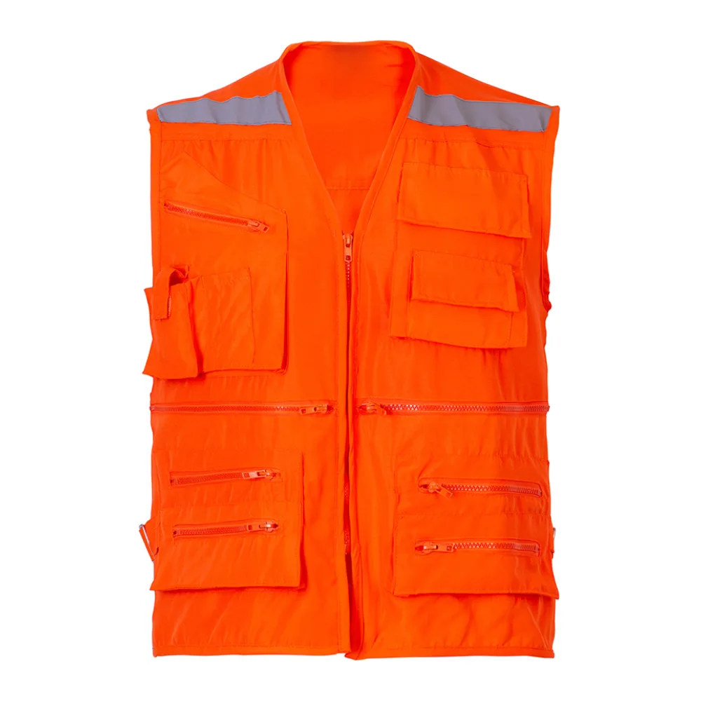 Chaleco Geologo Gabardina Naranjo Atox