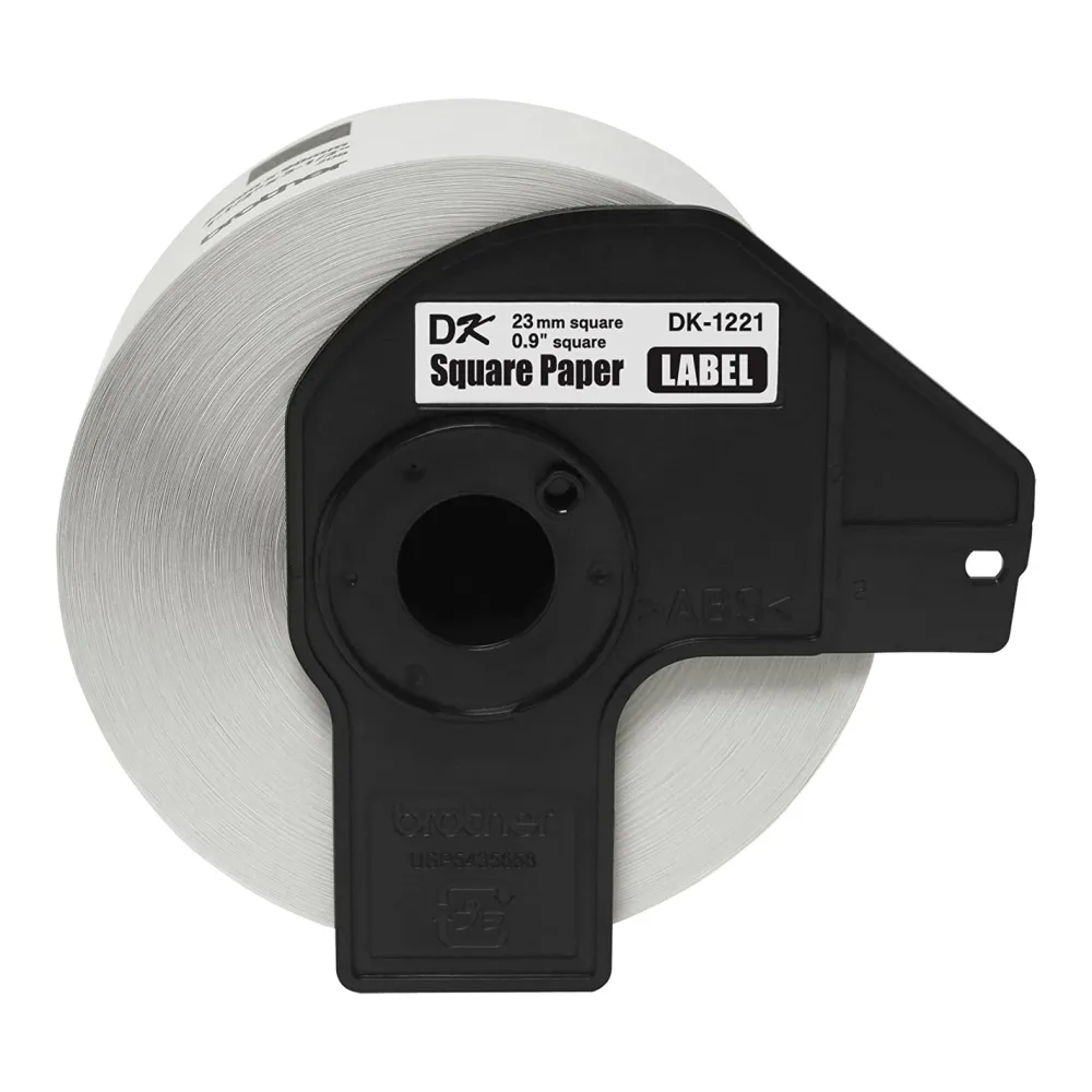 Cinta Brother DK1221 Precortada Blanca 23MM (1000)