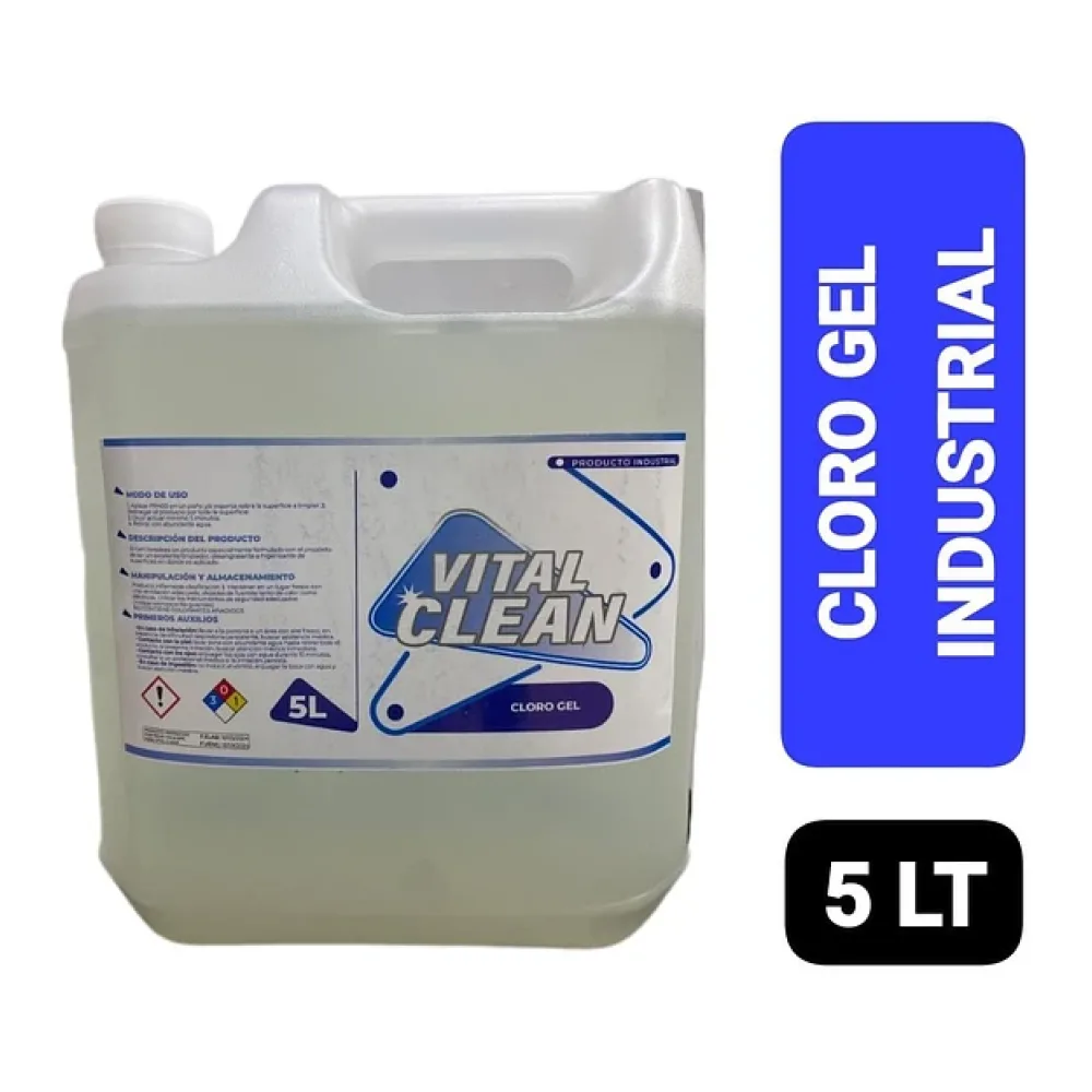 Cloro Gel Industrial Vital Clean 5LITROS