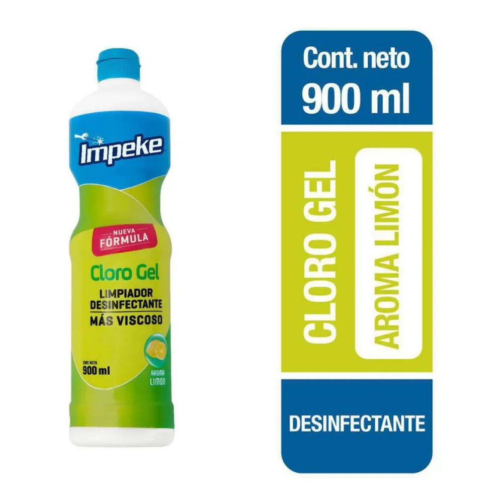 Cloro Gel Limón 900 Ml Impeke