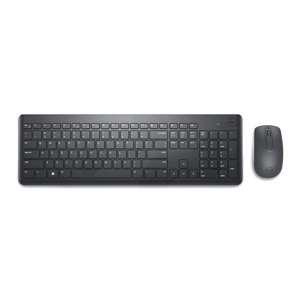 Combo Teclado + Mouse Combo Inalámbrico KM3322W - Negro Dell