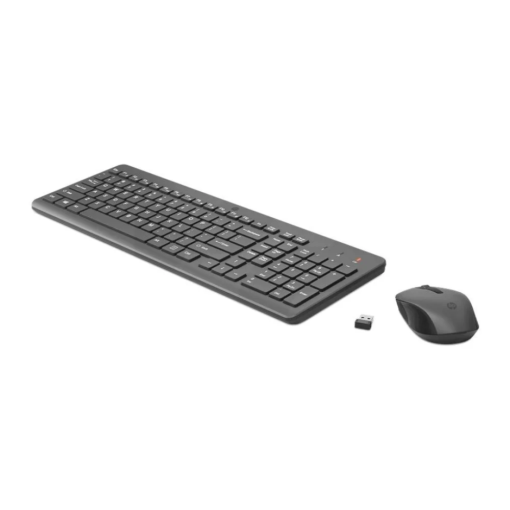 Combo Teclado + Mouse Inálambrico HP 330 Inglés - Negro
