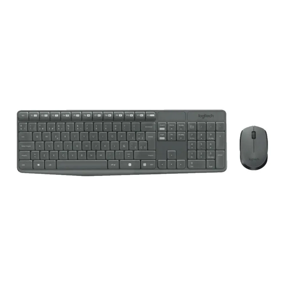 Combo Teclado + Mouse Inalámbrico MK235 - Negro Logitech