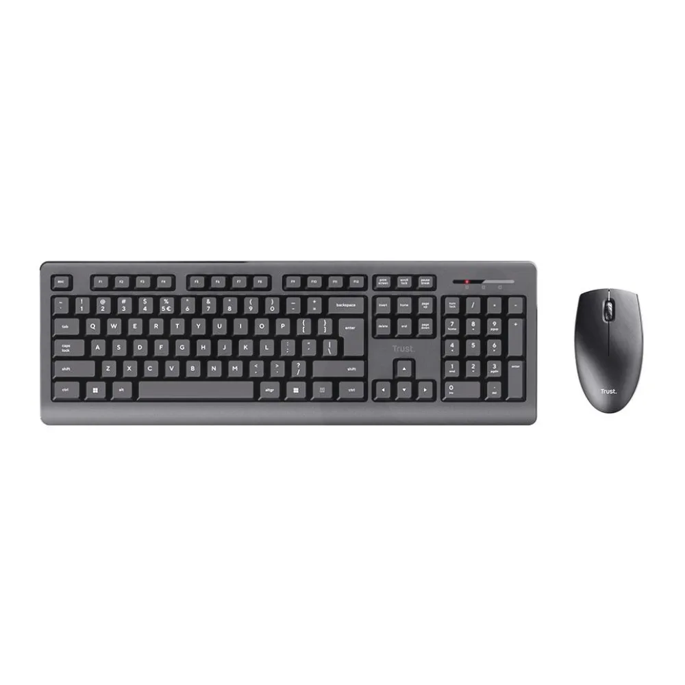 Combo Teclado + Mouse Inalámbrico Primo Deskset - Negro Trust