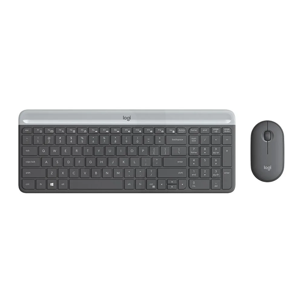 Combo Teclado + Mouse Inalámbrico Slim MK470 - Grafito Logitech