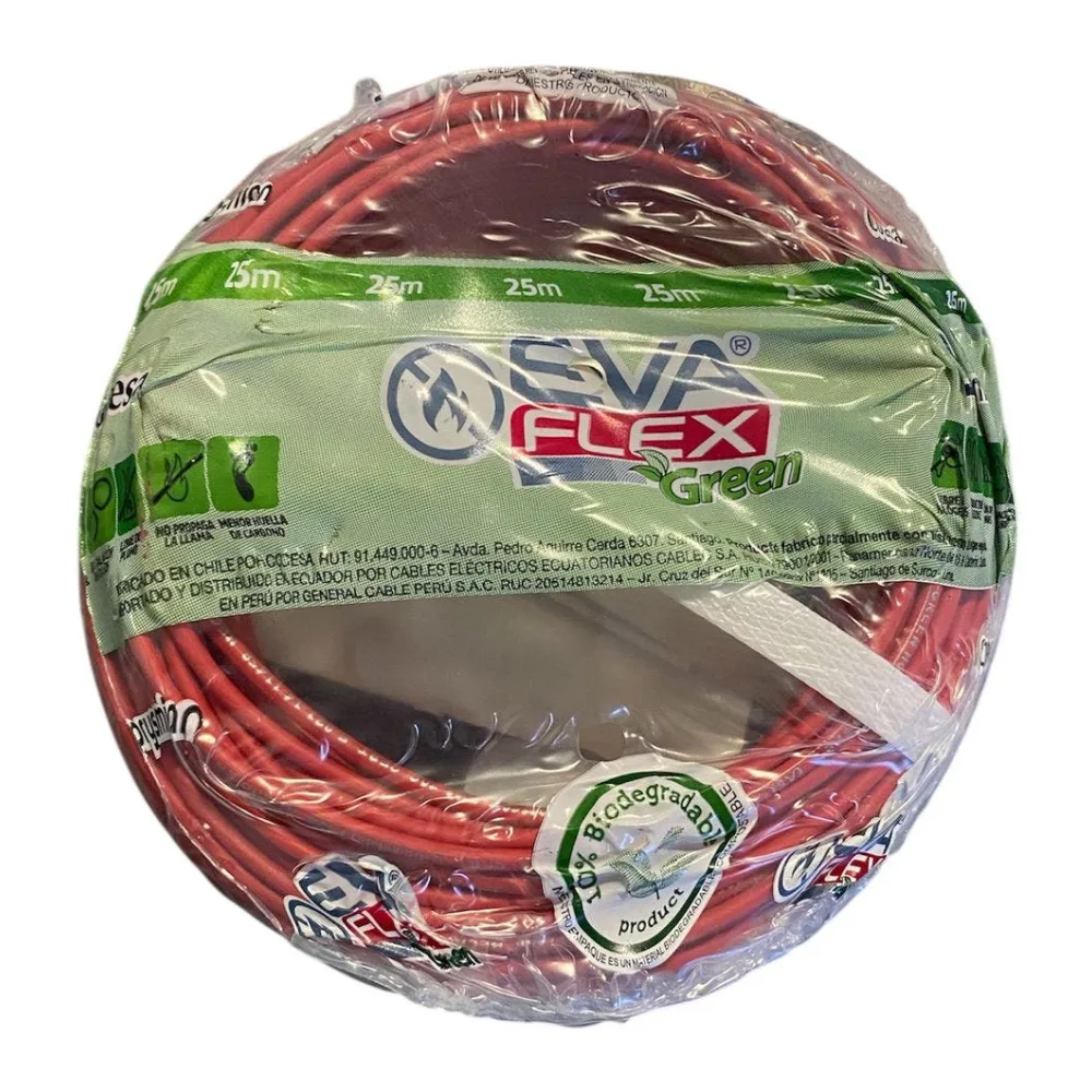 Conductor Eva L/hal 1.5MM Nya Rojo (25MTS) General