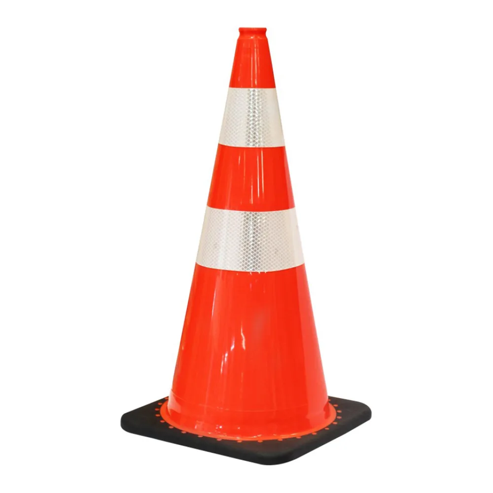 Cono Naranja 2 Cintas Base Negra