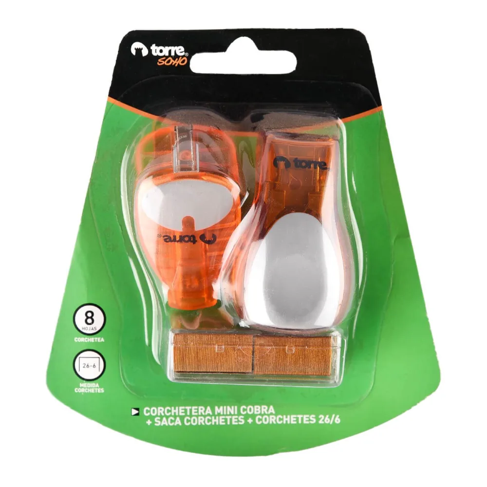Corchetera Mini 26/6 con Saca Corchetes