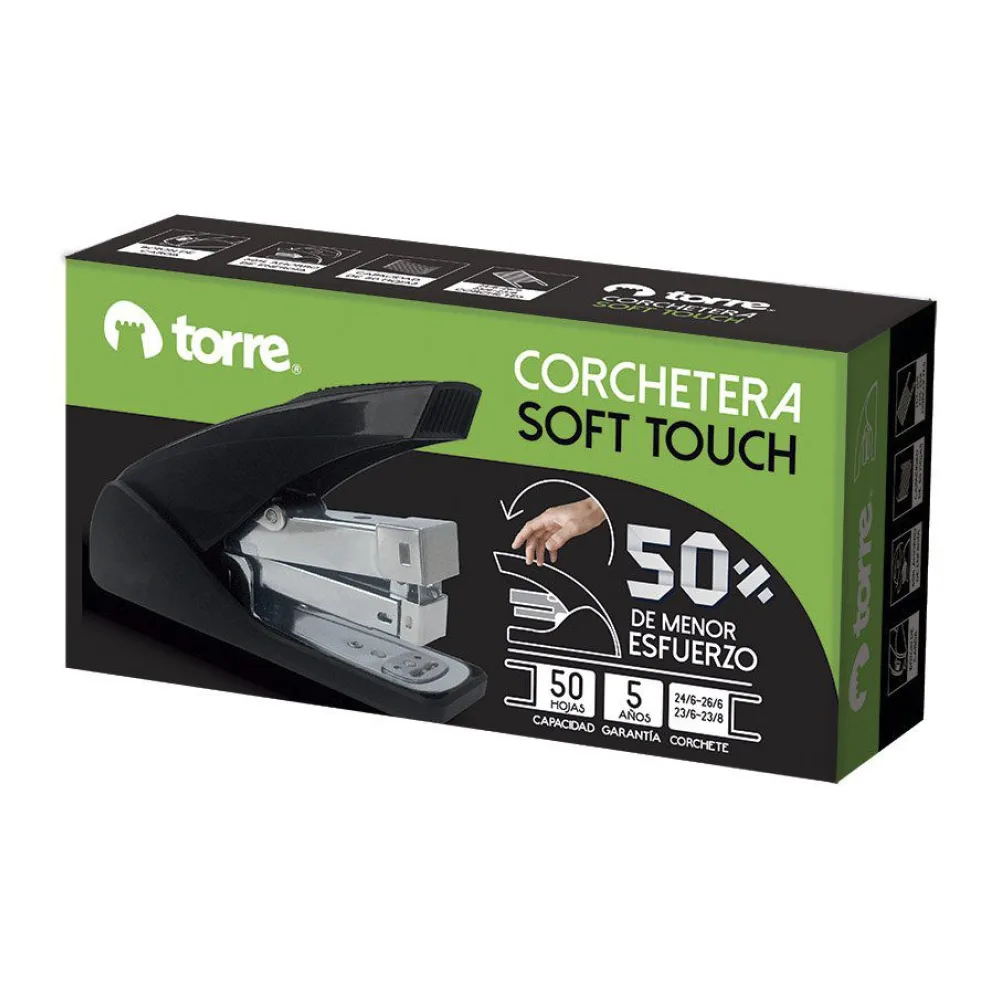 Corchetera Soft Touch Negra