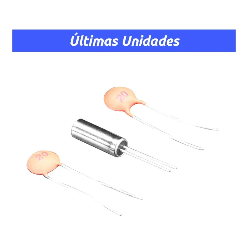 Cristal 32.768 Khz + Capacitores 12.5PF Pcf Oem