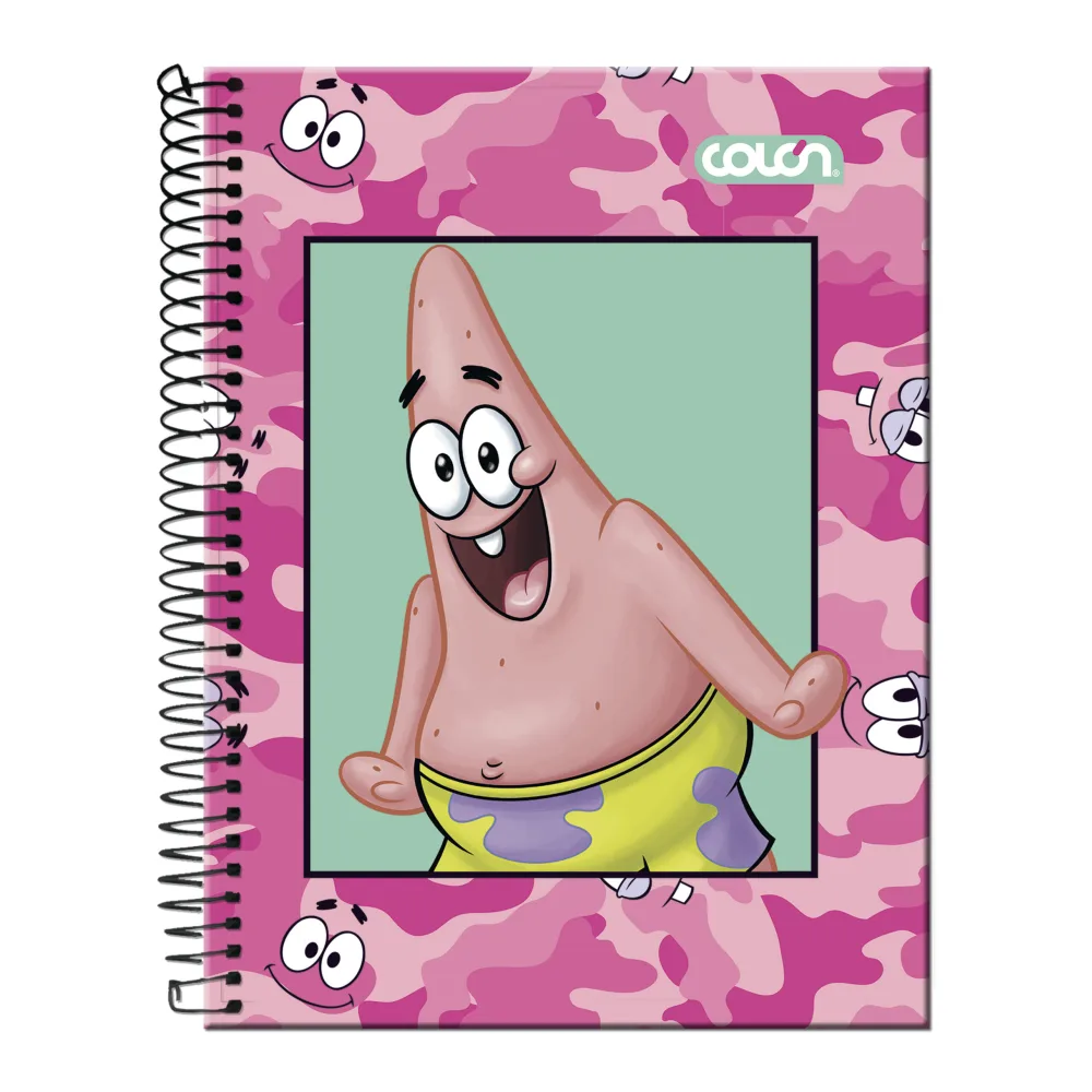 Cuaderno Top Bob Esponja 7MM 150 Hjs.