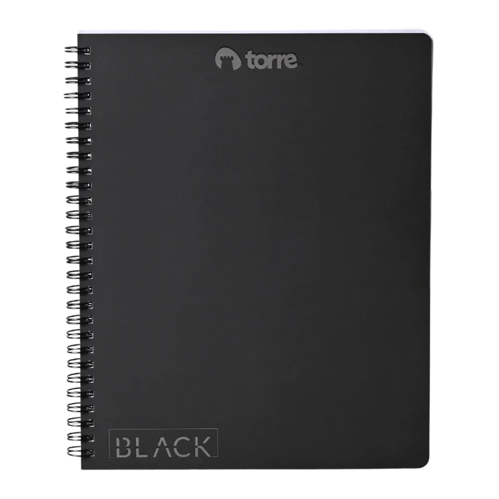 Cuaderno Universitario Black 7 Mm 100 Hojas Torre