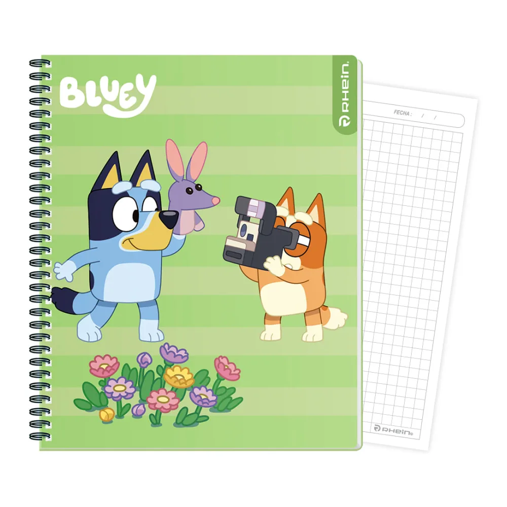 Cuaderno Universitario Bluey 100 Hojas 7 Mm Diseño 2 Rhein