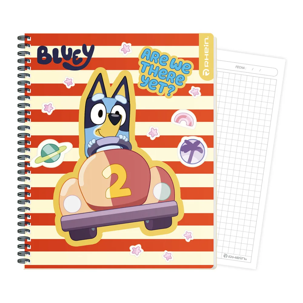 Cuaderno Universitario Bluey 100 Hojas 7 Mm Diseño 3 Rhein