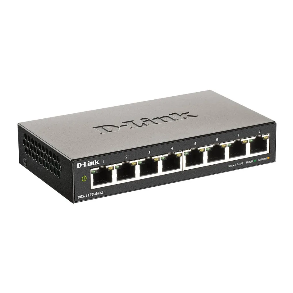 D-link Switch Gigabit Smart Managed 8-PORT DGS-1100-08V2
