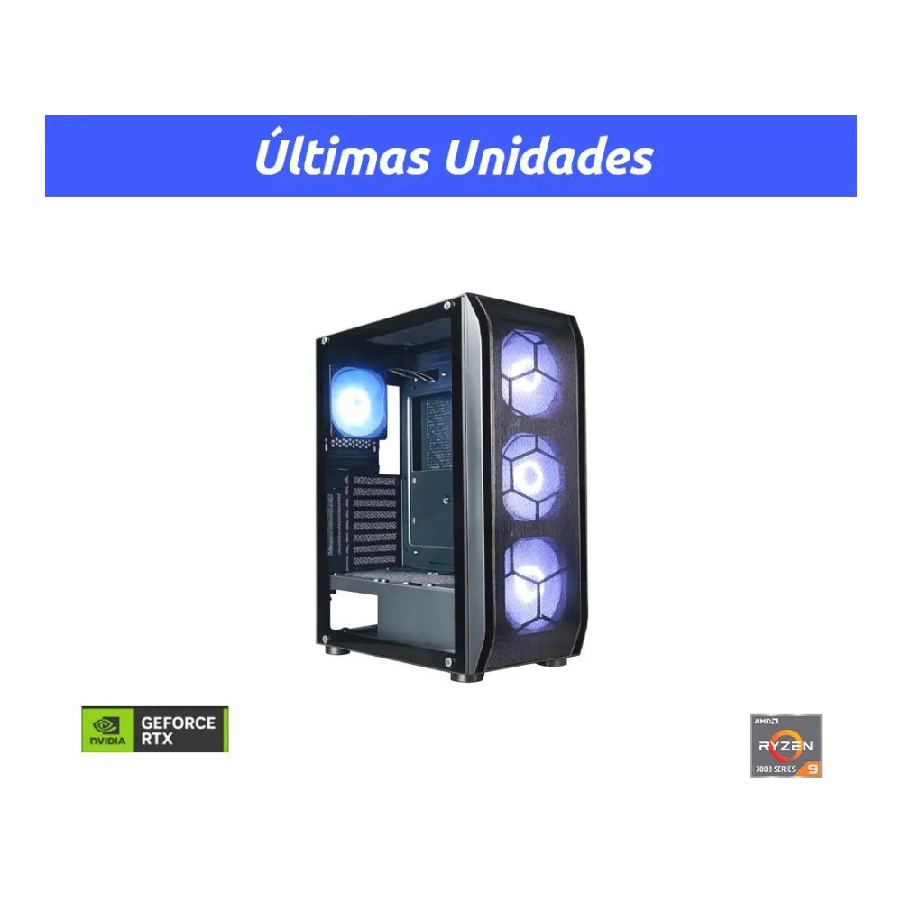 Desktop Gamer Esgaming Ryzen 5 7600 1TB 16GB DDR5 Rtx 5050 Wifi