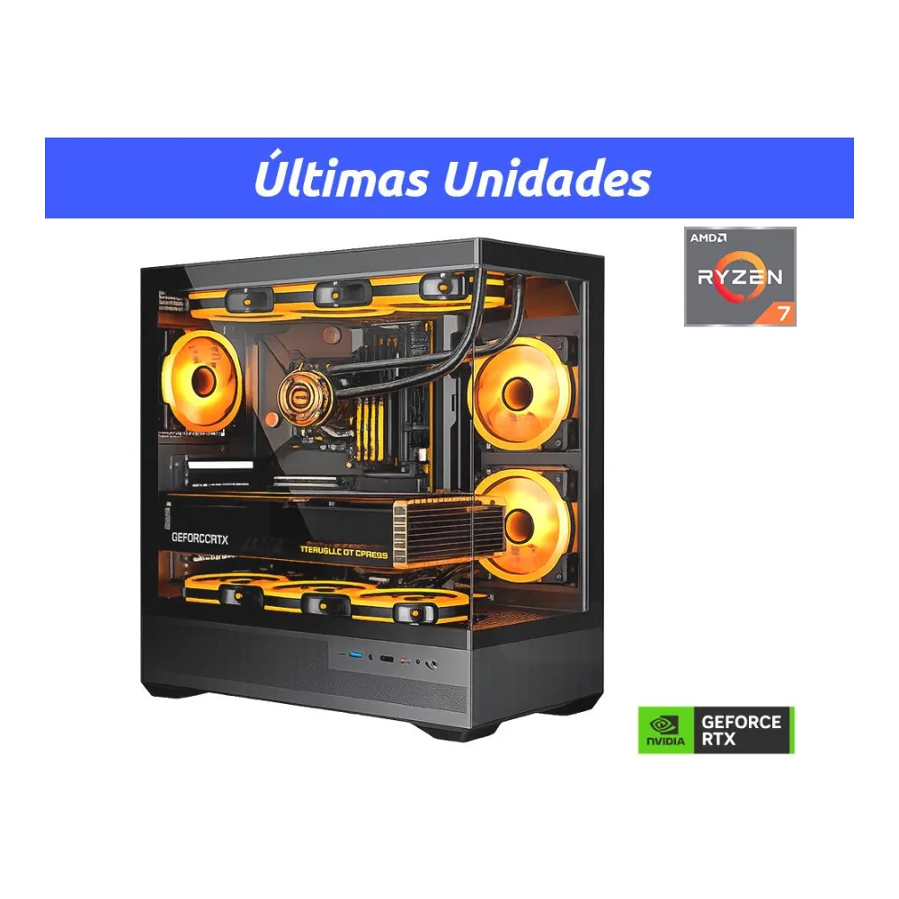 Desktop Gamer Esgaming Ryzen 7 7800X3D 1TB 32GB DDR5 Rtx 5070TI Wifi