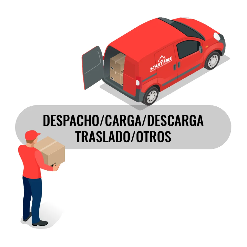 Despacho/carga/descarga/traslado/otros Start Fire